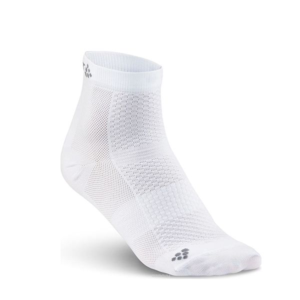 Комплект з двох пар чоловічих шкарпеток Craft Cool Mid 2 - Pack Sock білий 1905044-2900