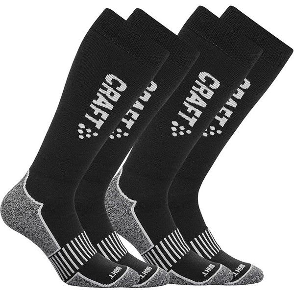Шкарпетки Craft Warm Multi 2 - Pack High чорні 1902345-9980
