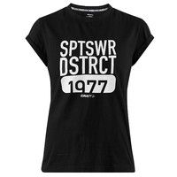 Жіноча футболка Craft District Clean чорна 1907202-999000